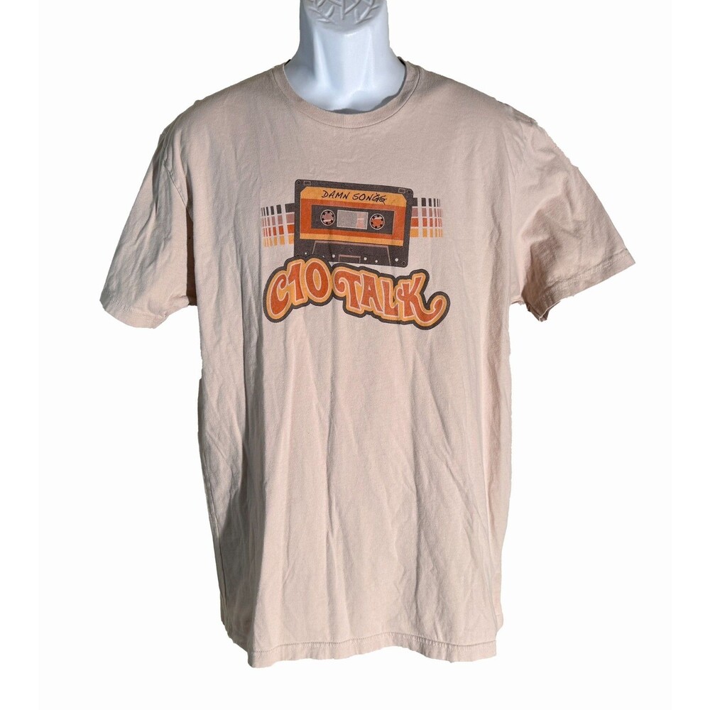 NATION 10 C10TALK CASSETTE Short Sleeve‎ T-Shirt XL